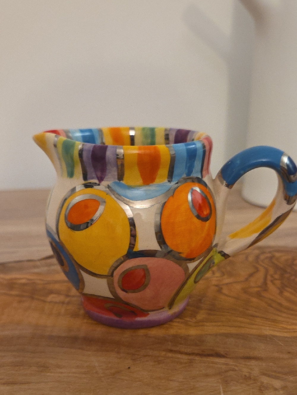 Mary Rose Young Pottery. Jug In Berry Design